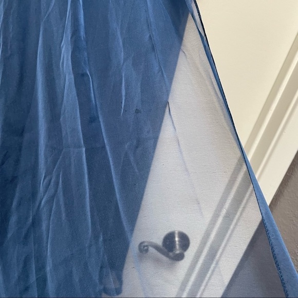 Rickie Freeman Teri Jon Silk Sleeveless Dress Size 8 – Floral Applique, Elegant - Picture 8 of 11